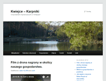 Tablet Screenshot of kwiejce.pl